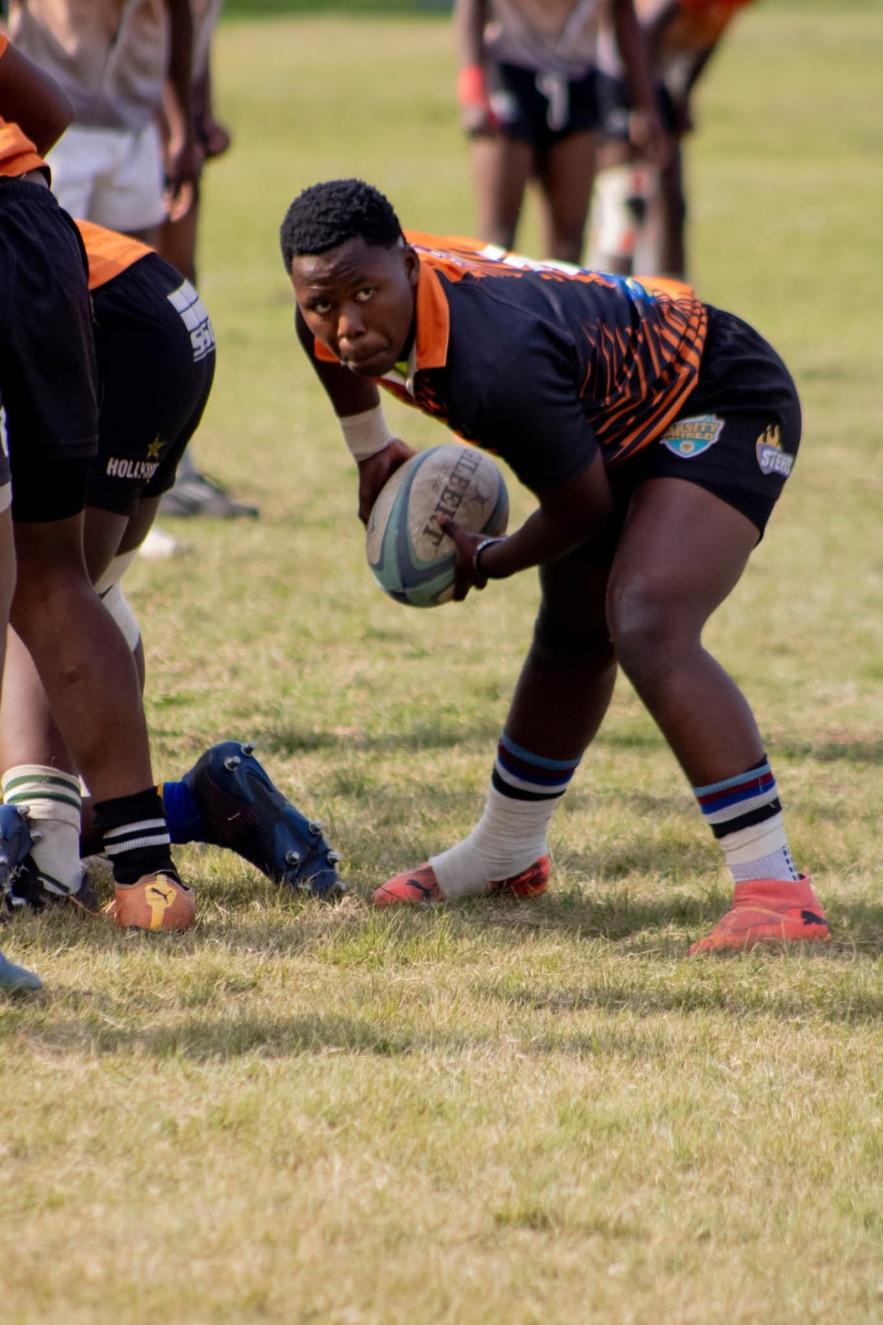 Olutsha players in a match-day moment