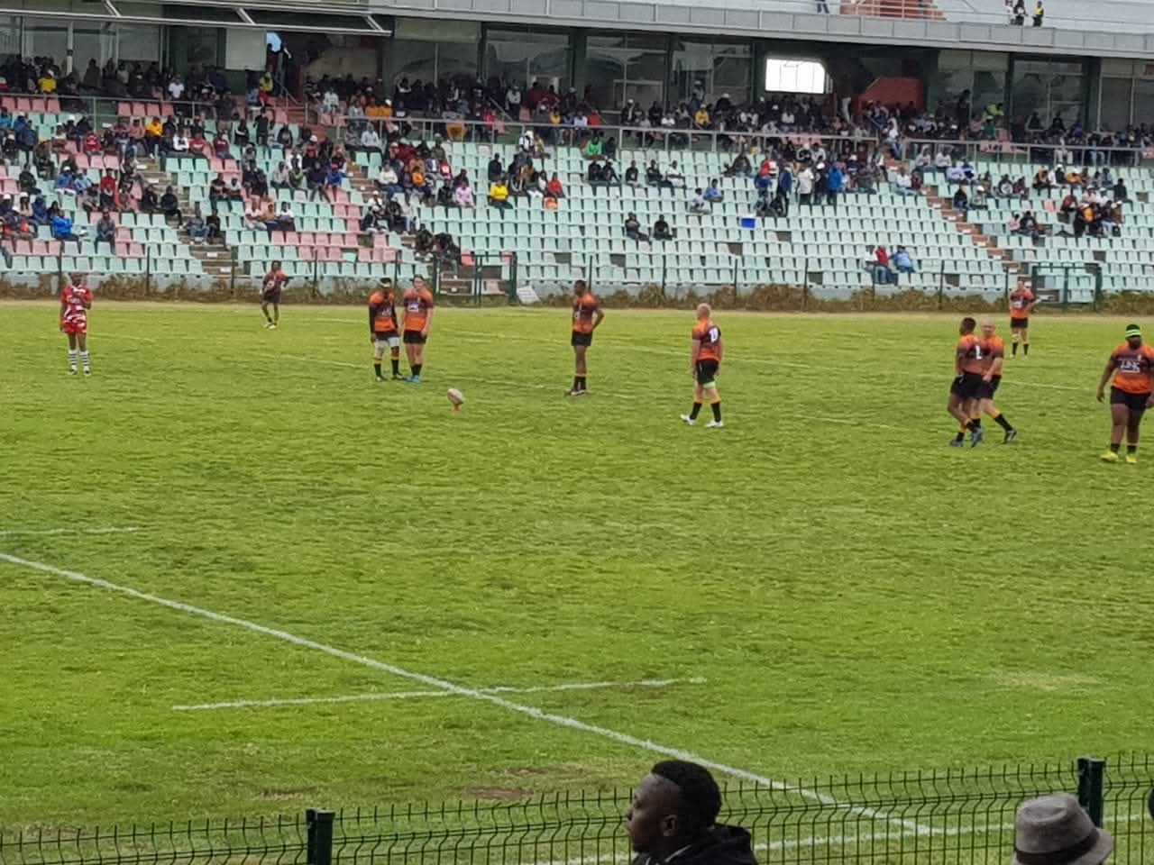 Olutsha Wolves during a 2019 match in front of the stands