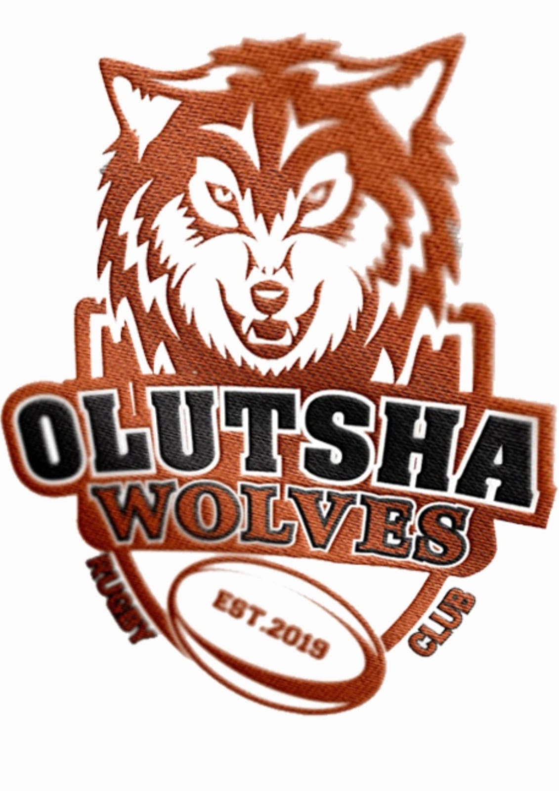 Olutsha Wolves Rugby Club embroidered badge